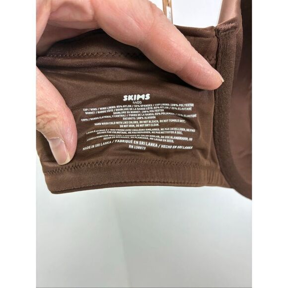 SKIMS NWT Full Coverage Lightly Lined Bra in Cocoa Size 44DD - Picture 8 of 9